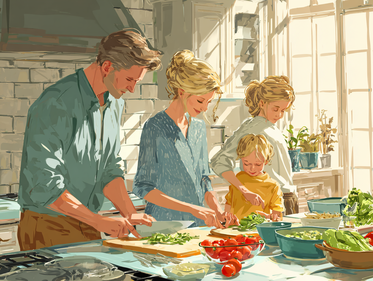 Farfurie colorată cu legume și cereale